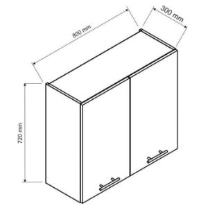 Obrazek Szafka kuchenna Max W80 granat