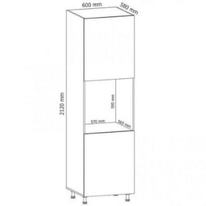 Obrazek Szafka kuchenna Gardena D60P white