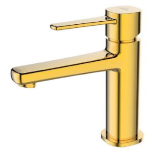 Obrazek Bateria Umywalkowa Glamour Złota