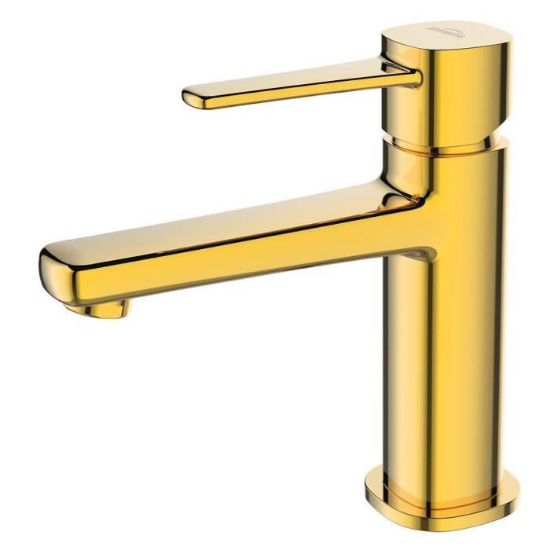 Obrazek Bateria Umywalkowa Glamour Złota