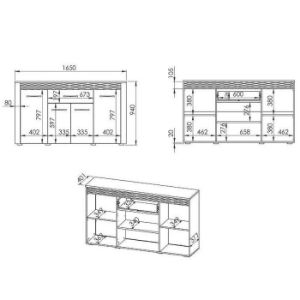 Obrazek Komoda Artis 08 Dąb Artisan 