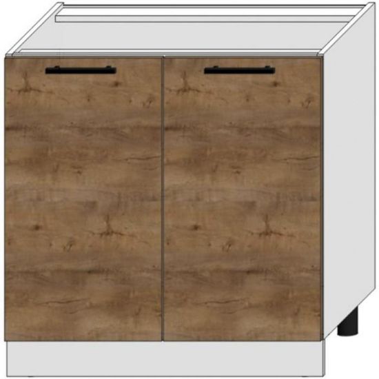 Obrazek Szafka Kuchenna Bono D80 Dąb Lefkas/Biały