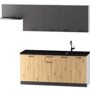 Obrazek Szafka kuchenna Clara D40 S/1 szary grafit/artisan