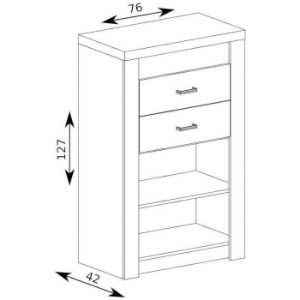 Obrazek Komoda Indianapolis I6 Jesion Jasny