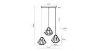 Obrazek Lampa Diamond Grey 4304 LW3