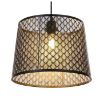 Obrazek Lampa wisząca 15315S Metal czarno-złota LW1