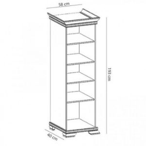 Obrazek Szafka Kora KRD1 biały