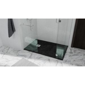 Obrazek Brodzik prostokątny Opal 150/80/2,6 czarny