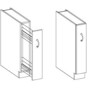 Obrazek Szafka kuchenna Stilo biały mat/artisan 15D CARGO BB