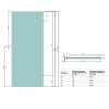 Obrazek Drzwi wewnętrzne Dallas 2x4 60 P wiąz skandynawski / WC + tuleje wentylacyjne
