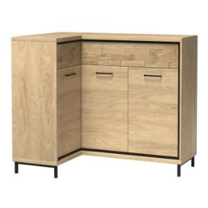 Obrazek Komoda Narożna Deska M15* Odbicie Mediolan Natural Hikora