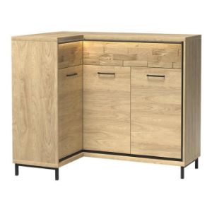 Obrazek Komoda Narożna Deska M15* Odbicie Mediolan Natural Hikora