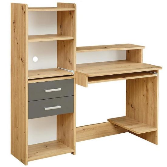 Obrazek Biurko Adrian dąb artisan/grafit