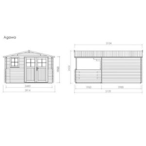 Obrazek Domek ogrodowy Agawa
