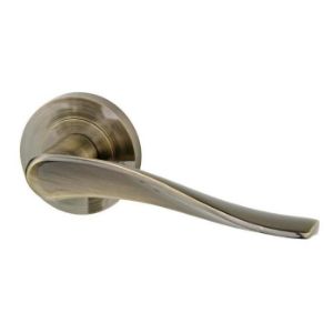 Obrazek Klamka drzwiowa MEGAN R13 mosiądz antyczny 