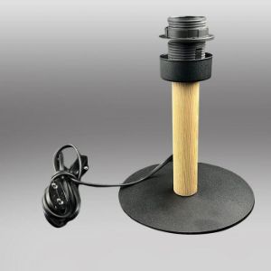 Obrazek Lampka nocna 5267 drewno/czarna LB1