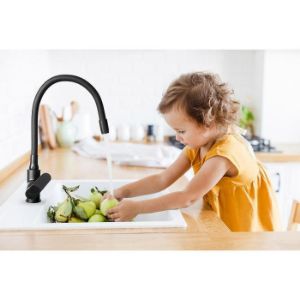 Obrazek Bateria zlewozmywakowa Joga Plus czarna