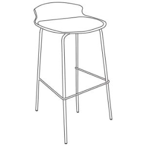 Obrazek Stołek 7-87a Grey