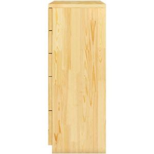 Obrazek  Komoda Drewniana Sosnowa 8s Skandica Spectrum Naturalny 