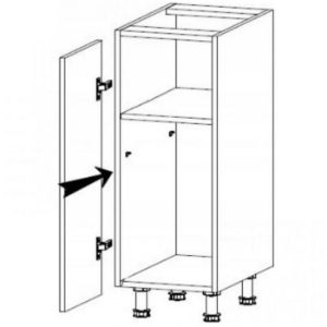 Obrazek Szafka kuchenna Gardena D30 grey