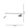 Obrazek Lampa Shine 031 Chrom 45cm IP44 K1