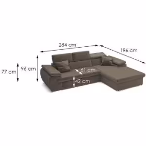 Obrazek Narożnik Polo P Paros 04 plus poduszki Paros 04