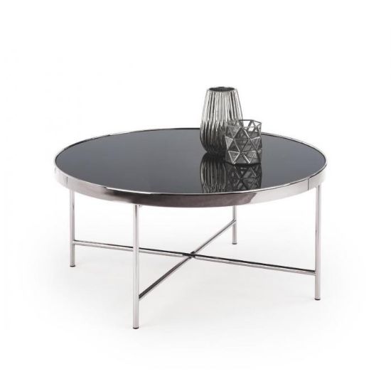 Obrazek Ława Rokur chrom/czarny