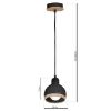 Obrazek Lampa MLP5471 Oval Black LW1 