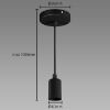 Obrazek Lampa Uno E27 CLG Black 03811 LW1