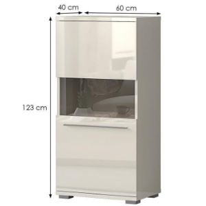 Obrazek Witryna Piano V60-1KS/PN-71/KA/71 beige