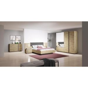 Obrazek Stoliki nocne z oświetleniem Arco dąb artisan/grafit