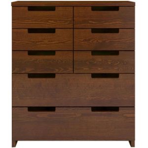 Obrazek Komoda Drewniana Sosnowa 8s Skandica Spectrum Orzech 