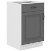 Obrazek Szafka kuchenna Stilo dustgrey/biały 50d 1f 1s bb