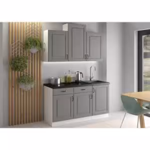 Obrazek Szafka kuchenna Stilo dustgrey/biały 50d 1f 1s bb