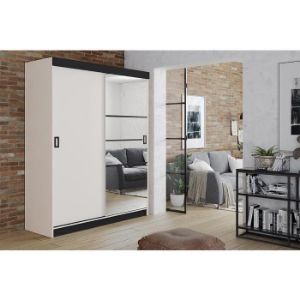 Obrazek Szafa Retro 138 6L biała / front biały