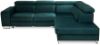 Obrazek Narożnik Melo ciemna zieleń wersja lewa
