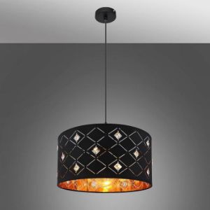 Obrazek Lampa 15448H Czarno-złota LW1