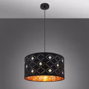 Obrazek Lampa 15448H Czarno-złota LW1