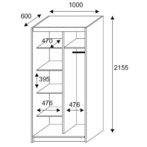 Obrazek Szafa Nico I 100 Sonoma