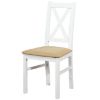 Obrazek Zestaw stół i krzesła Hebe 1+4 st30 120x80 +W113 wotan/biały