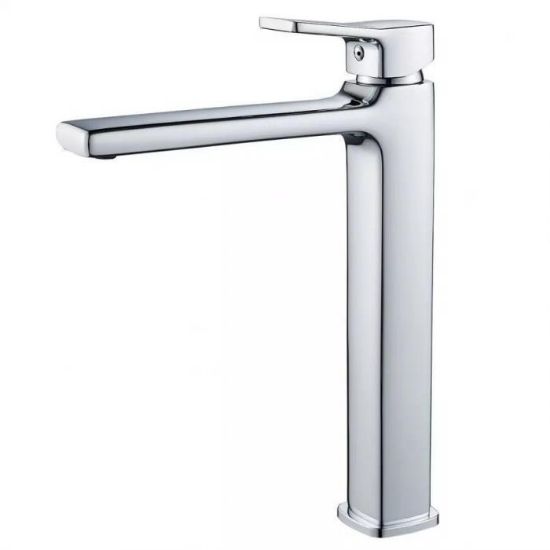 Obrazek Bateria umywalkowa wysoka Silva chrom