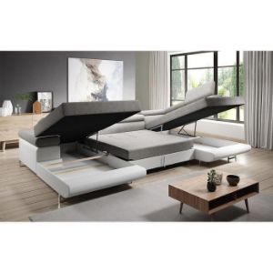 Obrazek Narożnik z funkcją spania Lotus U Orinoco 21+Madryt 120 prawostronny