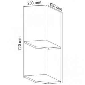 Obrazek Szafka kuchenna Gardena D25PZ white
