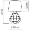 Obrazek Lampa Diamond White 5231 LB1