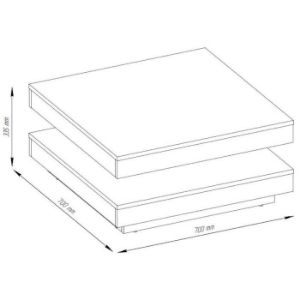 Obrazek Stolik Berlin biały mat