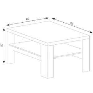 Obrazek Ława mała Natural N-19 kratka Ribbeck