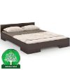 Obrazek Łóżko drewniane bukowe Skandica Spectrum niskie 160x200 palisander