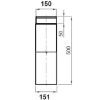 Obrazek Rura RP150/500-CZ2
