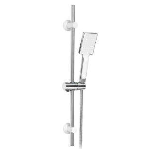 Obrazek Zestaw natryskowy Dokos AU-19-Z02 biały/chrom 1F