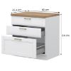 Obrazek Szafka Kuchenna Tara R-80-3mbox/4 3s White Mat